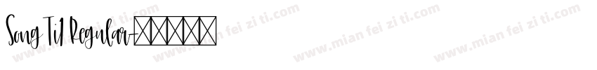 SongTi1 Regular字体转换